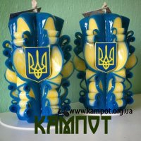Українська свічка з гербом