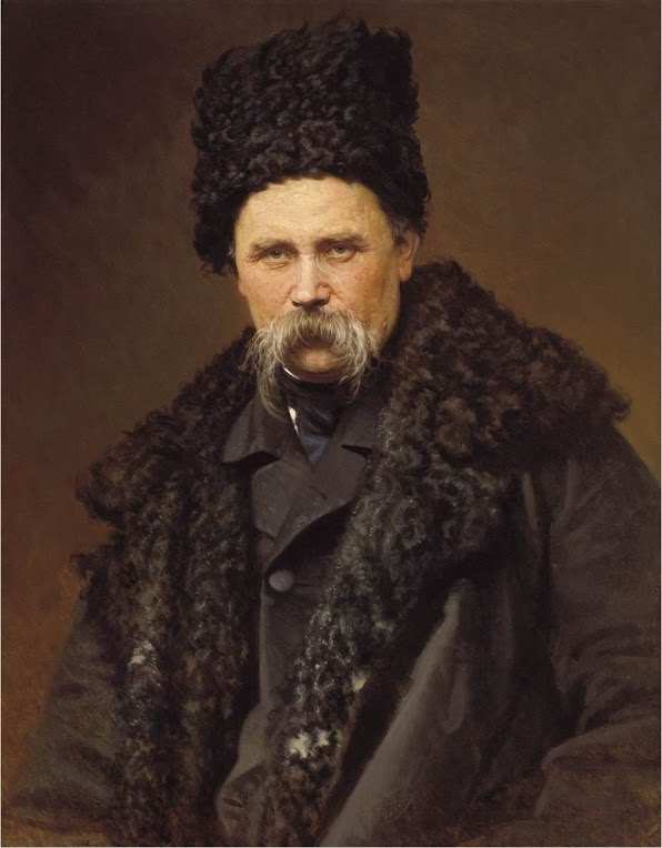 Портрет Шевченка намальований І.Крамським