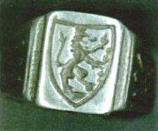 перстень із зображенням герба Галичини