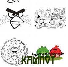 Розмальовки Angry Birds