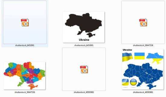 Векторна карта України