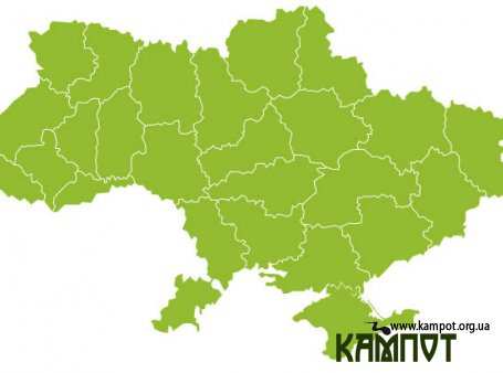 Інтерактивна карта України на css