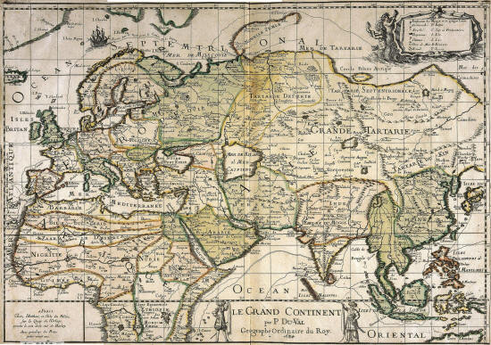 Карта тартарії 1684 року