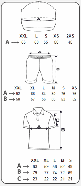 Таблиця розмірів одягу