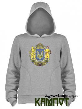 Толстовка з капішоном та гербом України