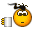 winked