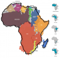 Справжній розмір Африки