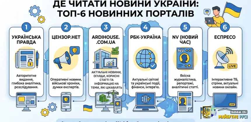 Де читати новини України: ТОП-6 новинних порталів