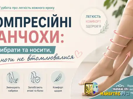 Компресійні панчохи: як вибрати та носити, щоб ноги не втомлювалися