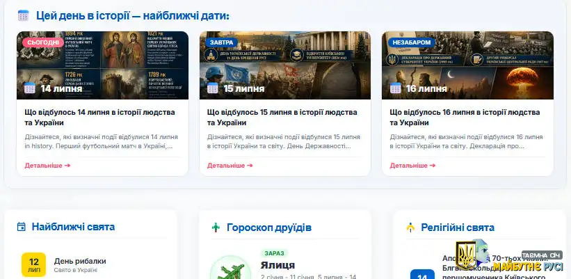 Що відбулося в цей день — твій щоденний історичний двіж на doba.pp.ua