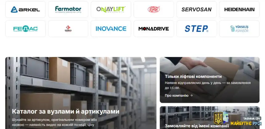 Комп Ліфт — інтернет-магазин ліфтових запчастин